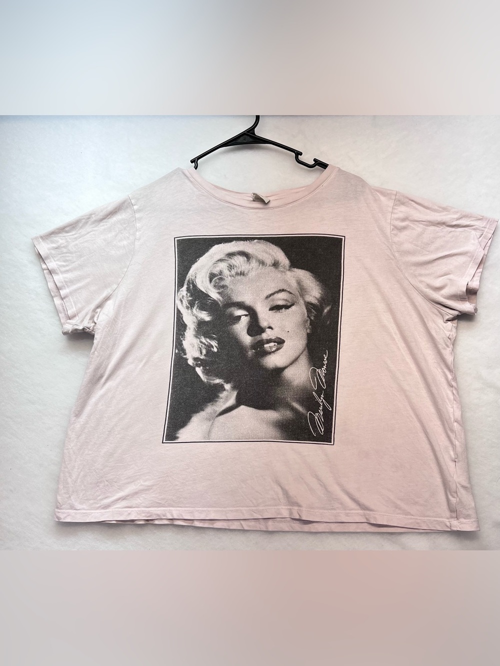 H&M Marilyn Monroe T-shirt light‎ pink Size XXL